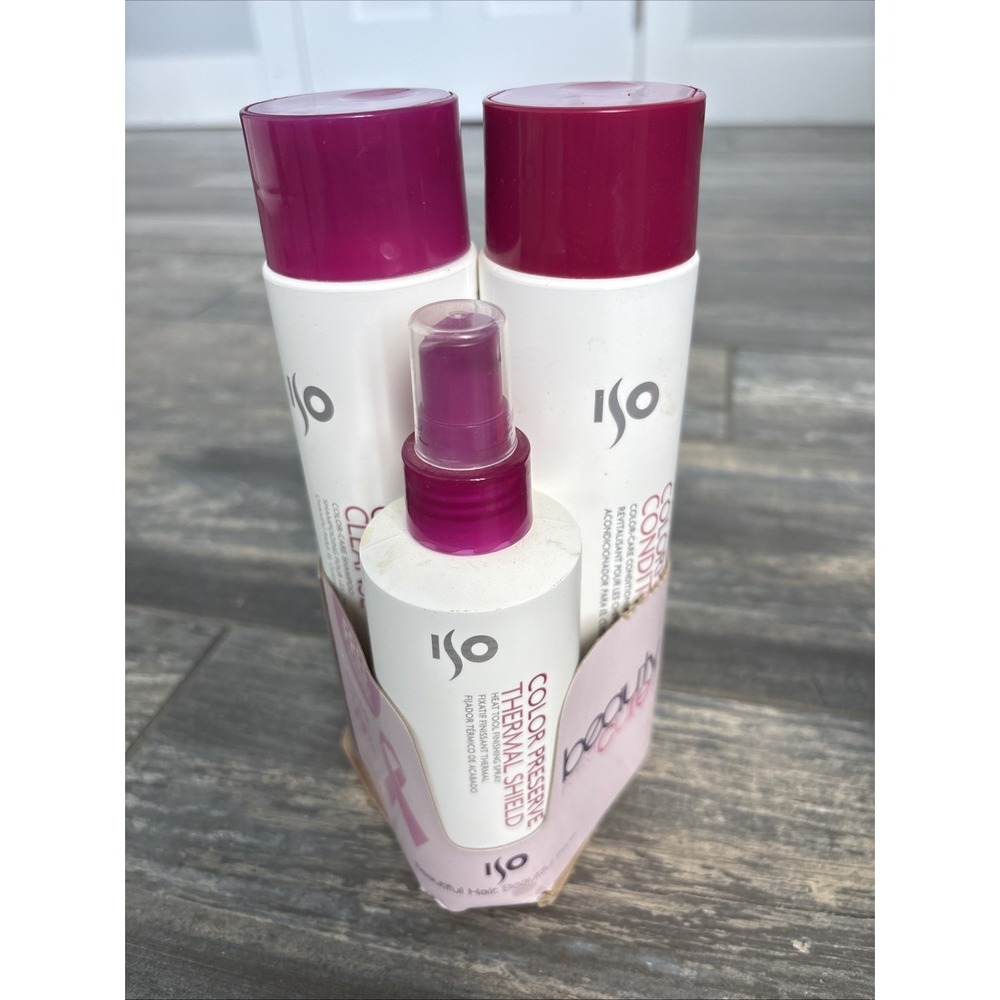 ISO Color Preserve Hair Care Cleanse Shampoo Conditioner 10.1oz‎ Thermal Shield